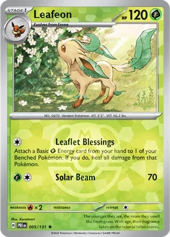 Leafeon Master Ball Holo 5